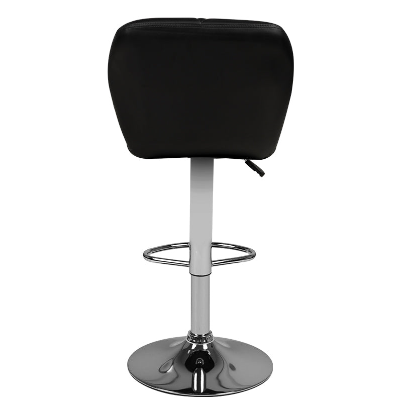 Bar stool m06 quilted adjustable black - BVShop
