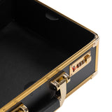 Barber case golden black - BVShop