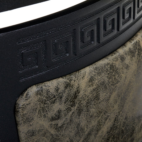 Barber chair President Old Leather Green - BVShop