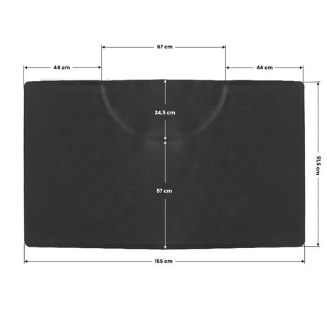 Barber mat under the rectangle armchair - BVShop