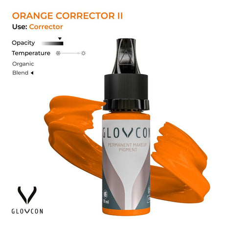 GLOVCON orange PMU corrector pigment for colour correction