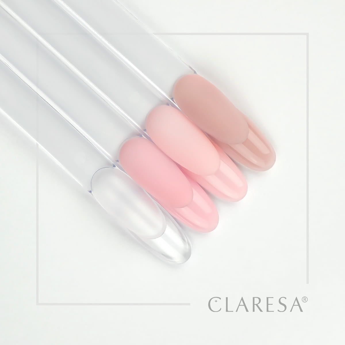Claresa builder gel Soft & Easy gel milky pink 12g - BVShop