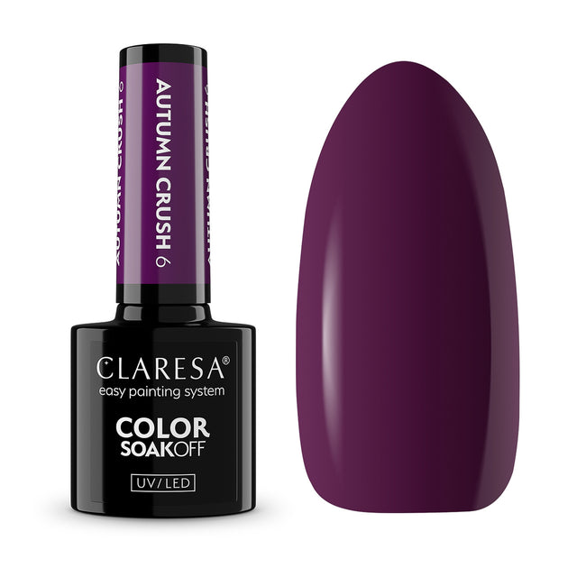 CLARESA HYBRID NAIL POLISH AUTUMN CRUSH 6 5G - BVShop