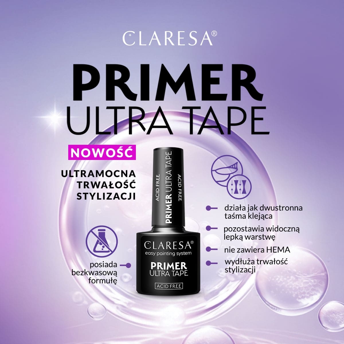 CLARESA Primer Ultra Tape 5 ml - BVShop