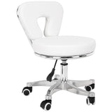 Cosmetic stool for pedicure 9266 white - BVShop
