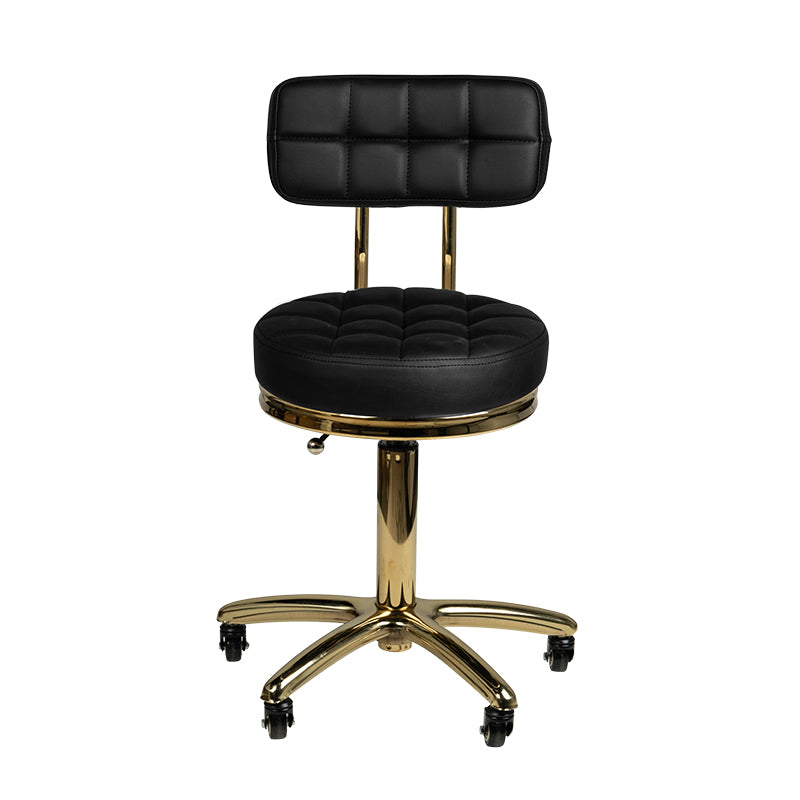 Cosmetic stool gold am-961 black - BVShop