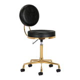 COSMETIC STOOL H5 GOLD BLACK - BVShop