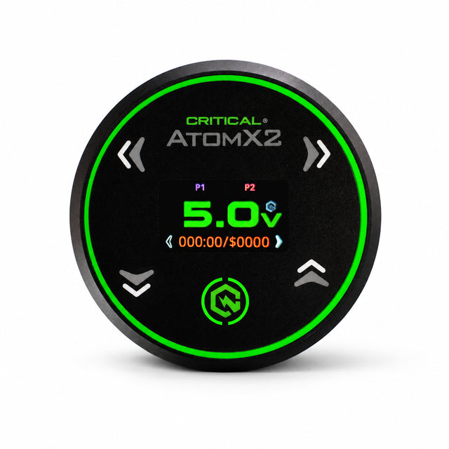 Critical Tattoo Atom X2 Toiteplokk Must — eestvaade