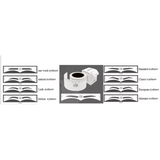 Disposable Eyebrow Ruler Sticker 50pcs - BVShop