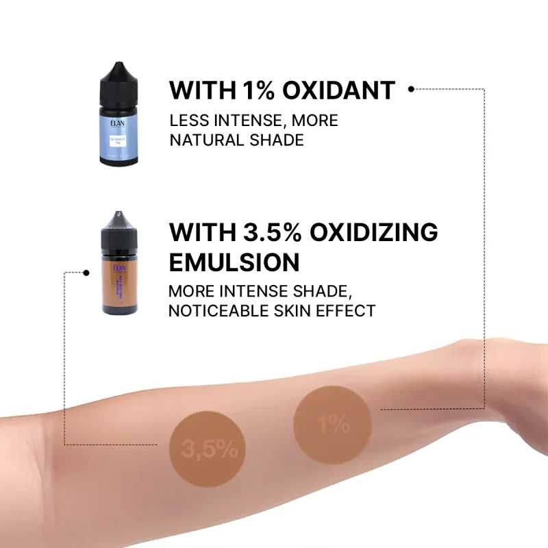 Elan Brow Gel Tint in Light Brown, 20ml, showing the tinted brow gel with applicator brush and product packaging.