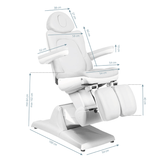 Electric cosmetic chair azzurro 870s pedi 3 strong white - BVShop