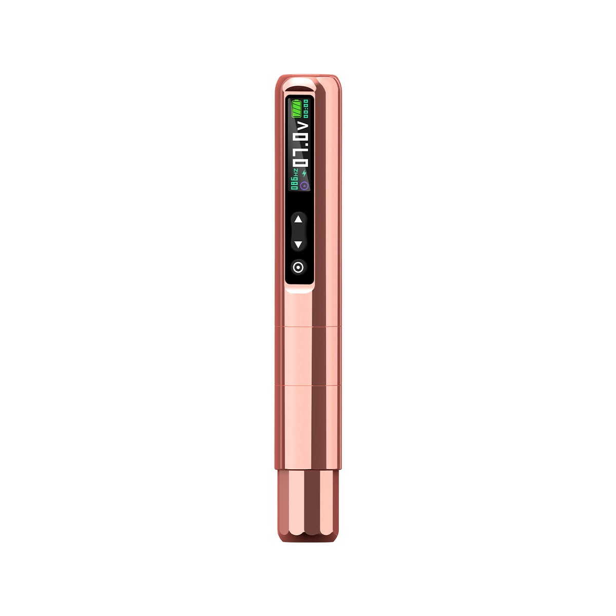 EZ Lola Light rose gold wireless PMU pen machine front view