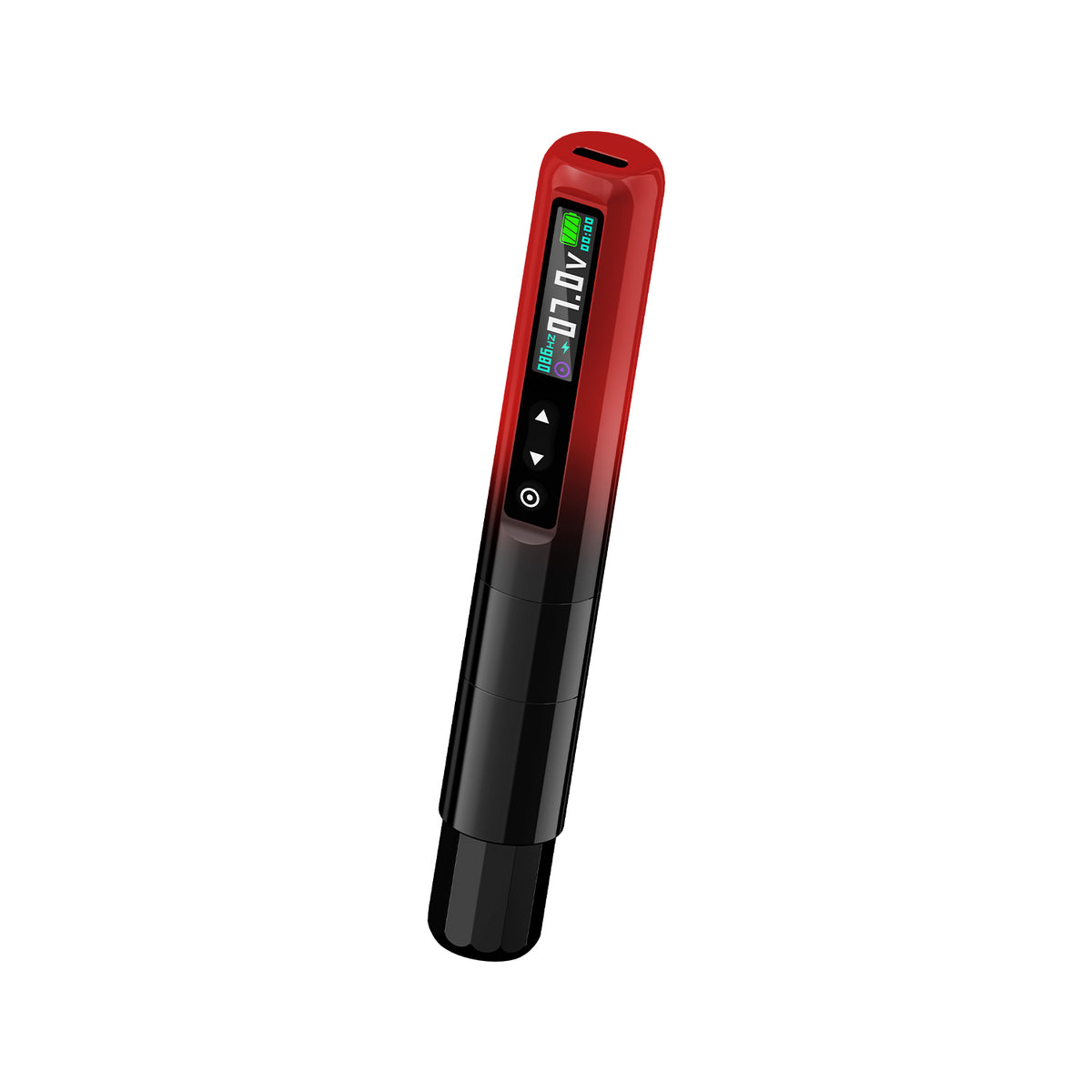 EZ Lola Light red permanent makeup machine side detail