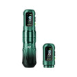 EZ P6 wireless tattoo pen Green Gradient with additional battery