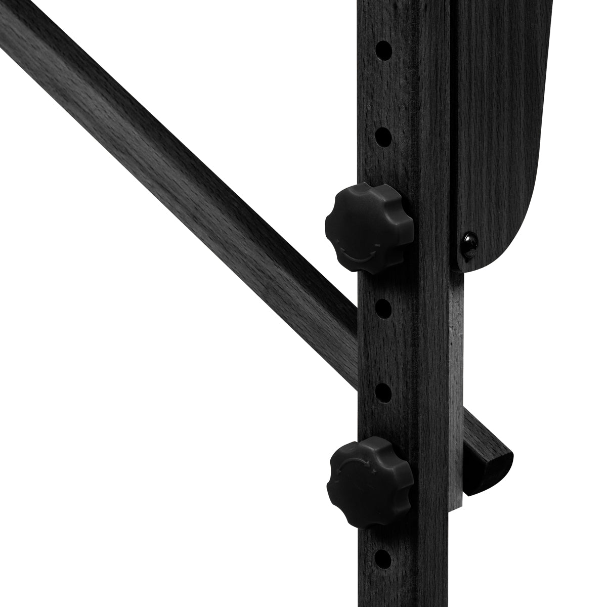 Folding massage table wooden Activ Fizjo comfort 2 segment pink black wood - BVShop