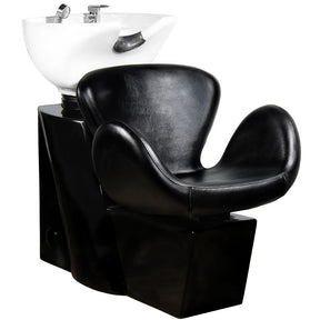 Gabbiano Amsterdam hairdressing wash unit black - BVShop