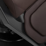 Gabbiano barber chair Bruno with black frame Brown - BVShop