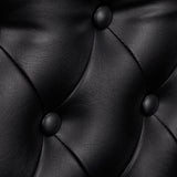 Gabbiano Berlin hairdressing chair, black and gold - BVShop