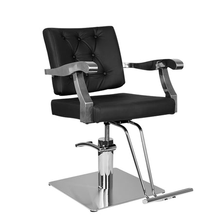 Gabbiano black lyon hairdressing chair - BVShop