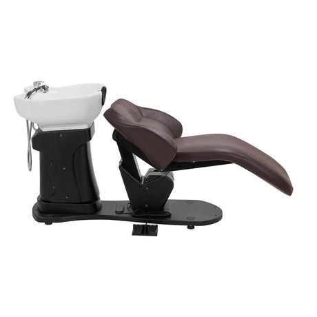 Gabbiano electric hairdressing wash unit TRYCHO brown - BVShop