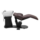 Gabbiano electric hairdressing wash unit TRYCHO brown - BVShop