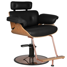 Gabbiano hairdressing chair florence black - BVShop