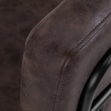 Gabbiano hairdressing chair Katania Loft Old Leather dark brown - BVShop