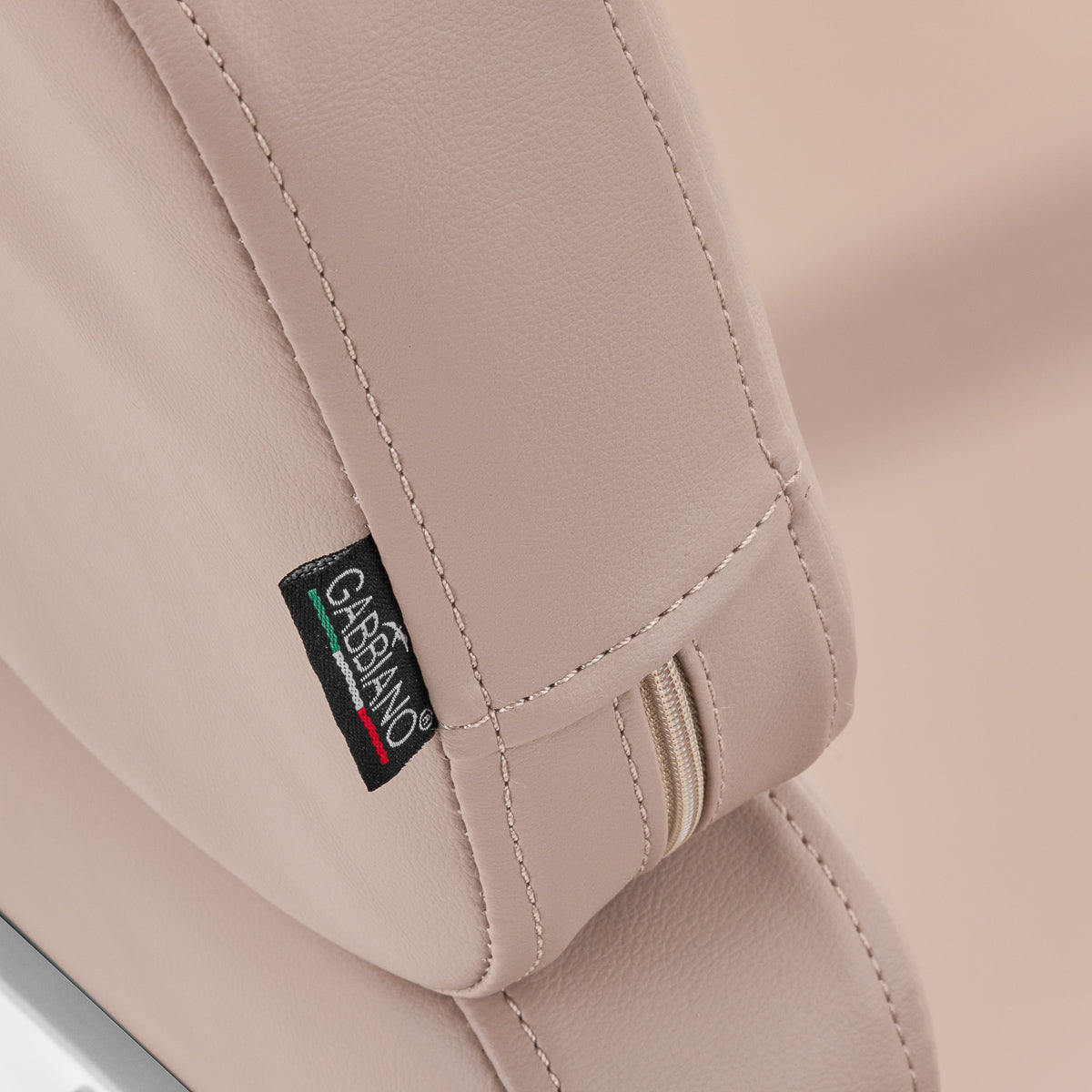 Gabbiano hairdressing chair Porto white beige - BVShop