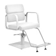 Gabbiano hairdressing chair Porto white white - BVShop