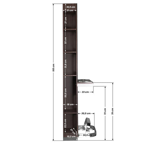 Gabbiano hairdressing console b058 venge - BVShop