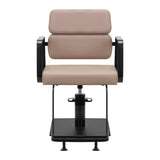 Gabbiano Porto-BM hairdressing chair black beige - BVShop