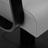 Gabbiano Porto-BM hairdressing chair black gray - BVShop