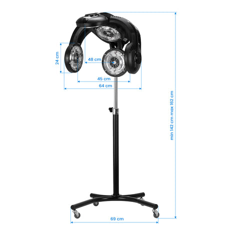 Gabbiano standing infrazon GL-505S black - BVShop