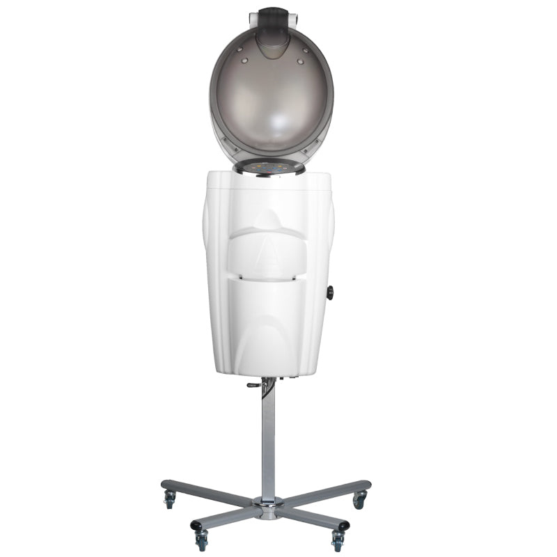 Gabbiano white standing hairdressing sauna with active ozone - BVShop