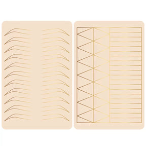 Golden Line 3D Double-sided Ombre Eyebrow Practice Skin 218x140x15mm - BVShop