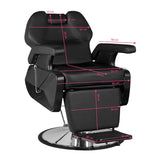 Hair system new york black barber chair - BVShop