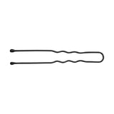 Hairdressing buns for hair e-65 300 pcs 5 cm black - BVShop