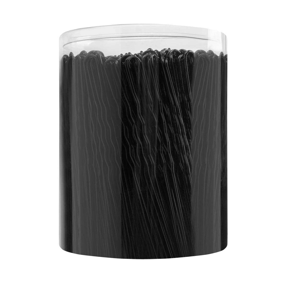 Hairdressing buns for hair e-65 300 pieces 7 cm black - BVShop