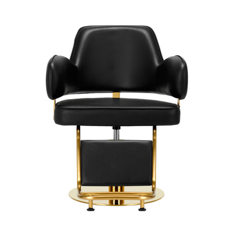 Hairdressing chair Gabbiano Linz NQ Gold Black - BVShop