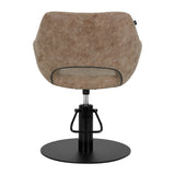 Hairdressing chair Gabbiano Morena old Brown - BVShop
