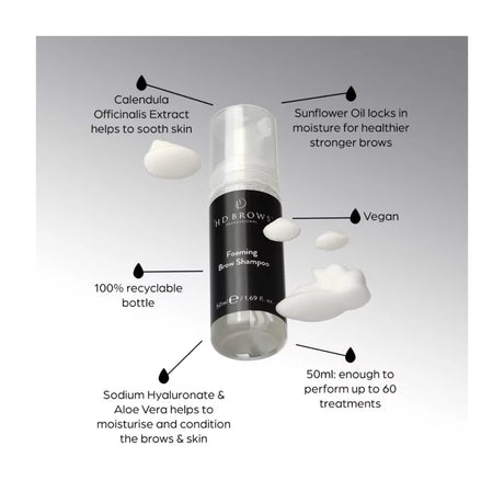 HD Brows Foaming Brow Shampoo 50ml - BVShop