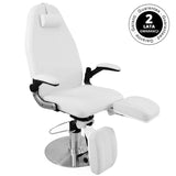 Hydraulic podiatry chair azzurro 713a white - BVShop