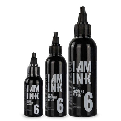 I Am Ink First Generation 6 True Pigment Black 50ml/100ml - BVShop