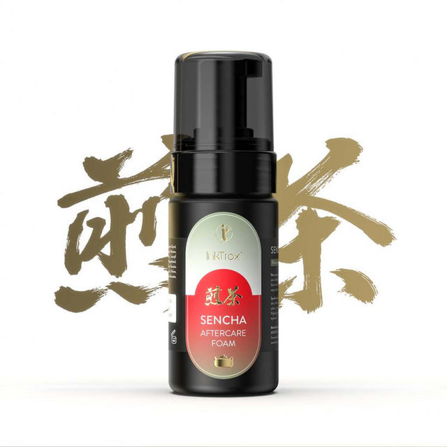 Inktrox Sencha Aftercare Foam 120ml Tattoo Cleansing Pump Bottle