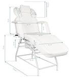 Ivette eyelash treatment chair white - BVShop