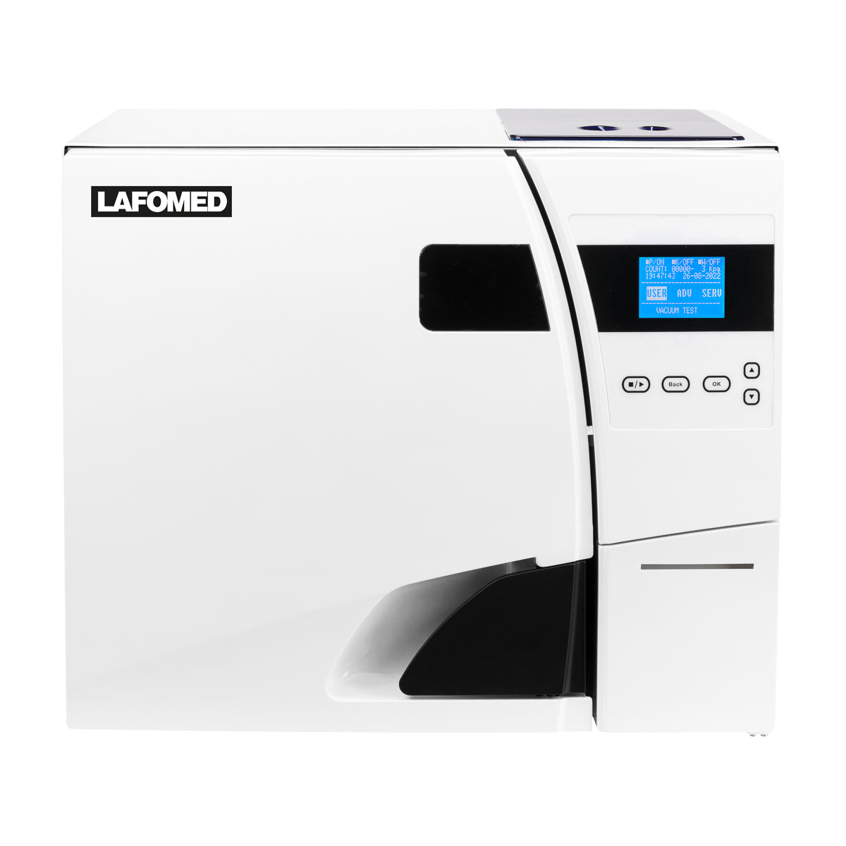 Lafomed autoclave premium line lfss23aa lcd with 23l class b medical printer - BVShop
