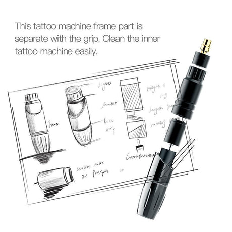 Mast Tour Rotary Pen Machine Black - BVShop