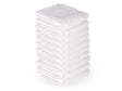 Microfiber towel 73x40cm 10pcs white - BVShop