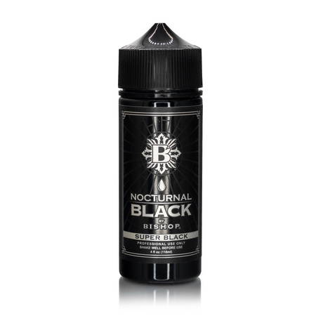 Nocturnal By Bishop Super Black 118ml — pudel valgel taustal