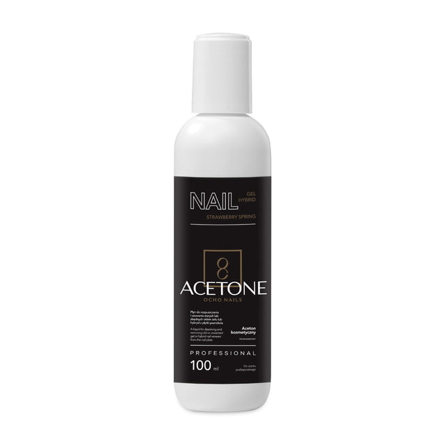 OCHO NAILS ACETONE STRAWBERRY 100 ML - BVShop